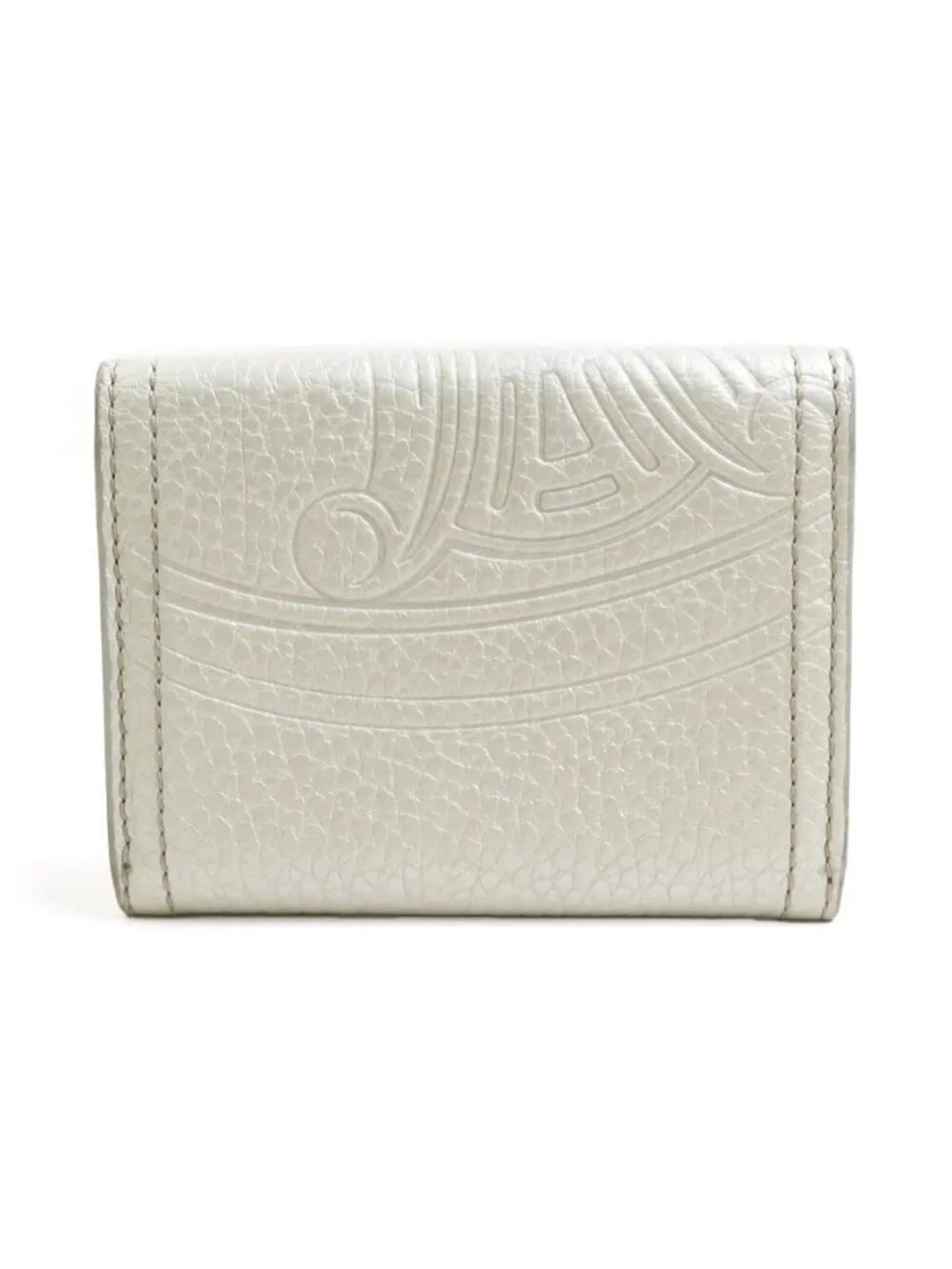 Celine Card Case Card Holders Silver